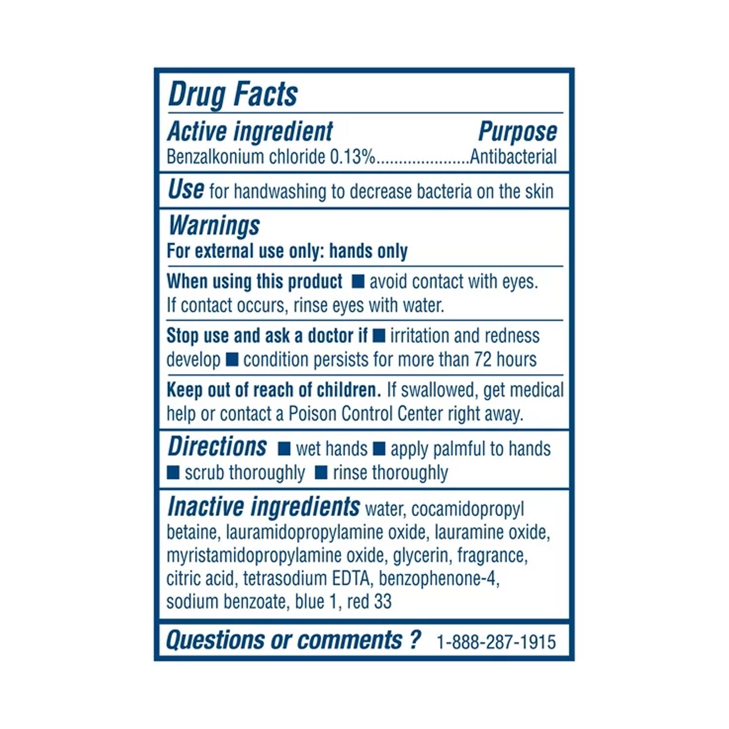 Equate Foaming Antibacterial Hand Wash, Fresh Scent, 32 fl oz – Image 2