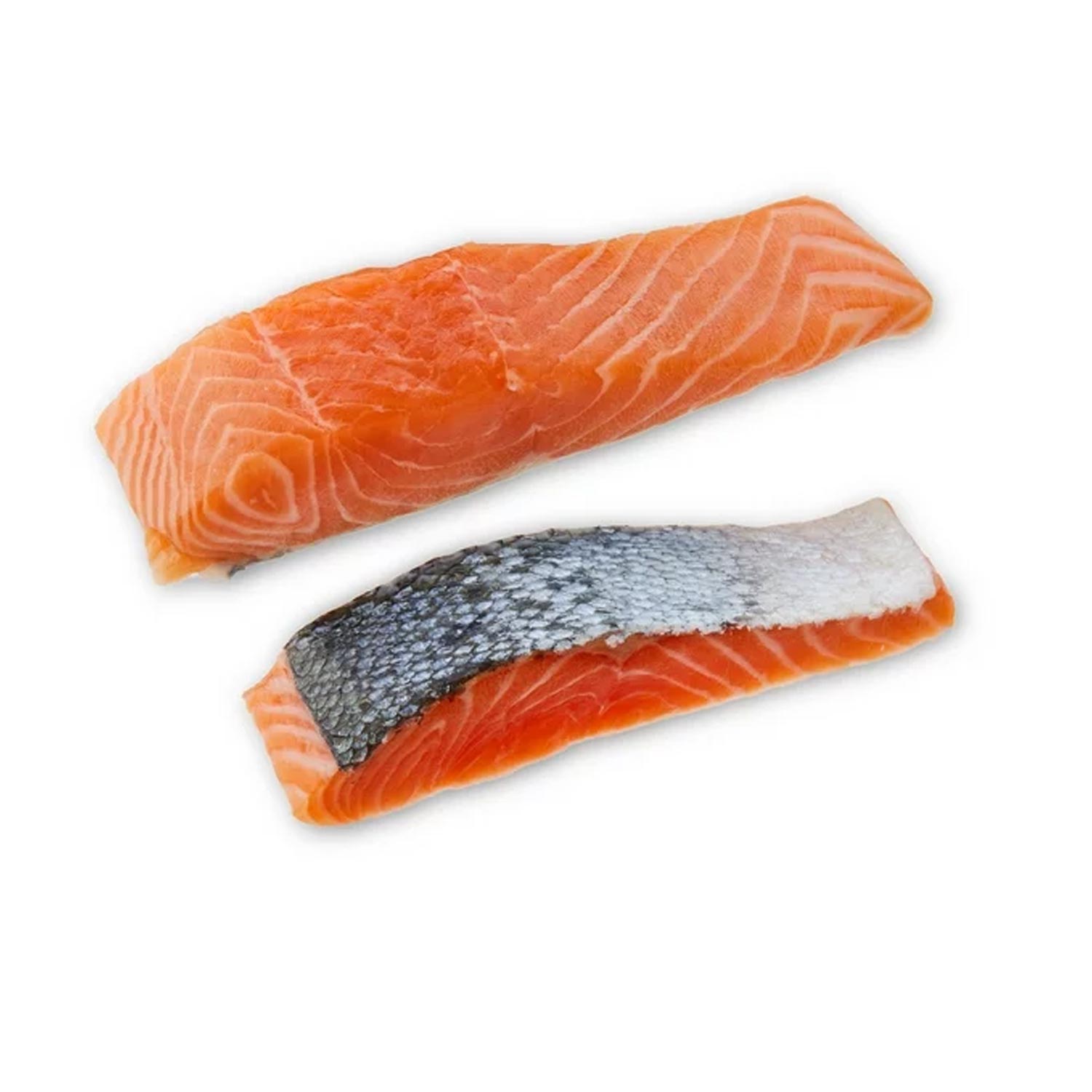 Fresh Atlantic Salmon Portions, 0.70 - 1.10 lb. Whole Salmon Portion. 240 Calories per 3 oz Serving. Certifications - BAP Certified – Image 2